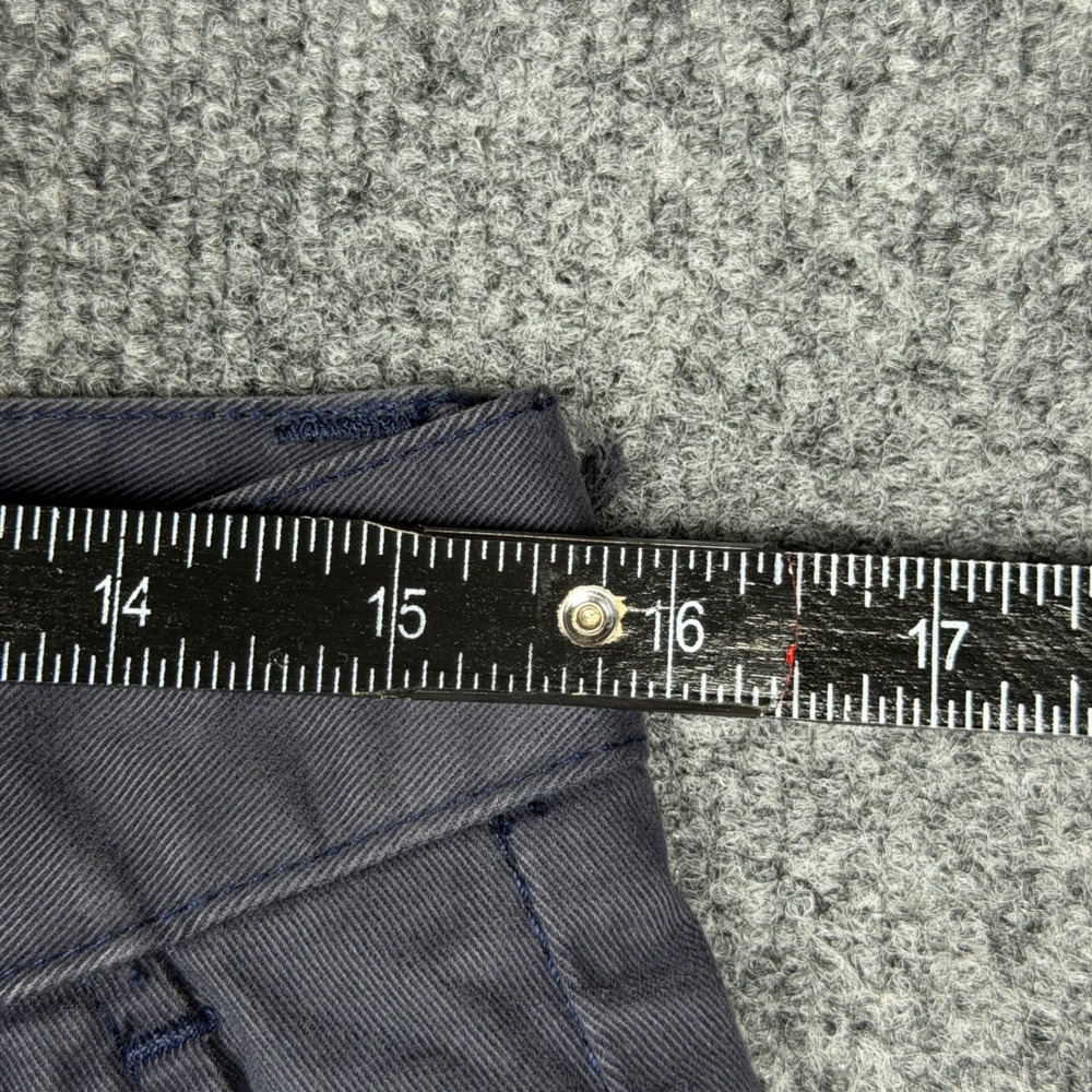 Polo Ralph Lauren Mens Navy Blue Cotton Chino Shorts Size 32 Flat Front Casual - Picture 4 of 7